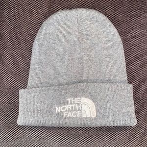The North Face gray youth beanie